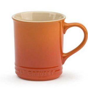 Le Creuset 4" Coffee Mugs Volcanic 4x 12 Oz Cups
